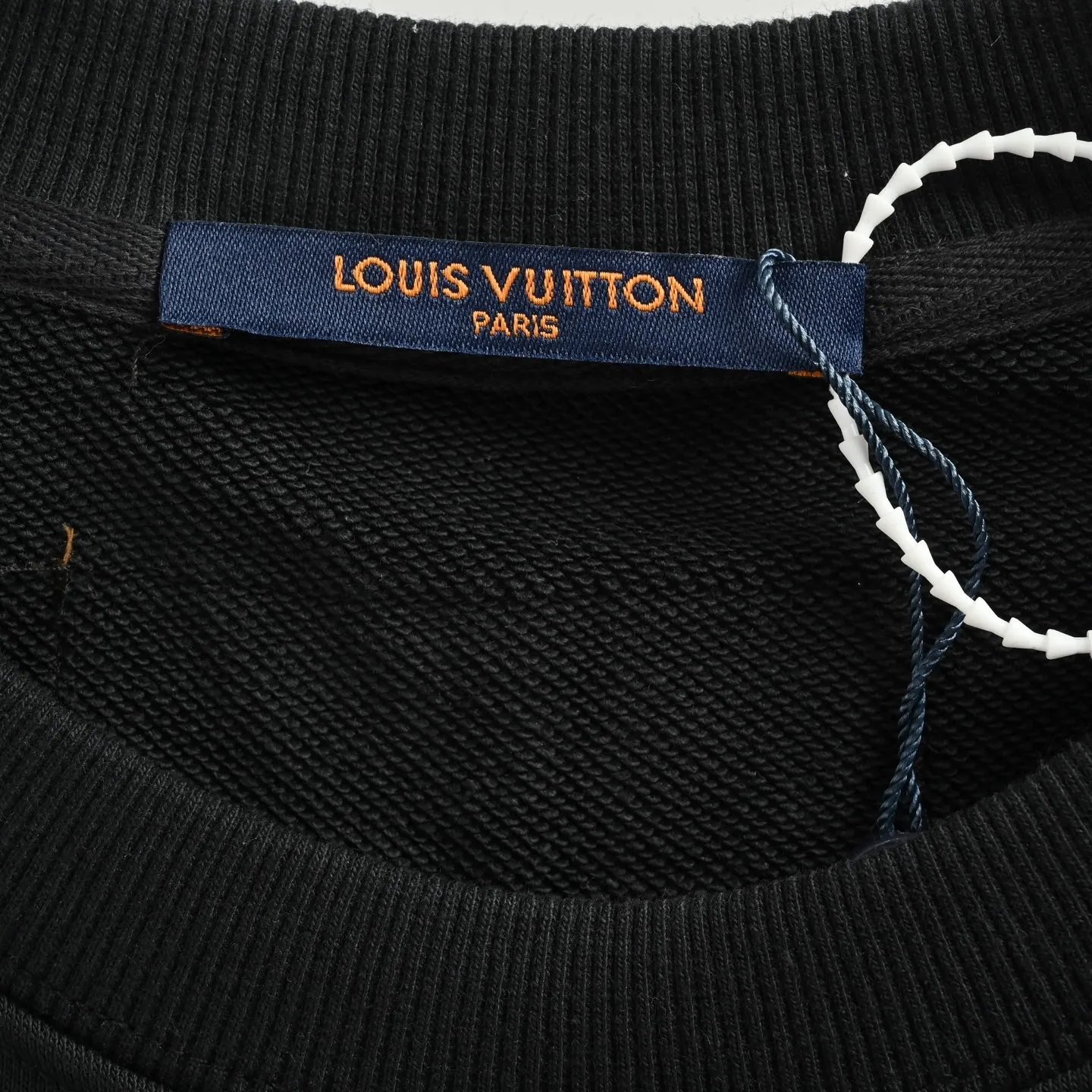 Louis Vuitton/Louis Vuitton 24Fw Western denim embroidered crew neck sweatshirt